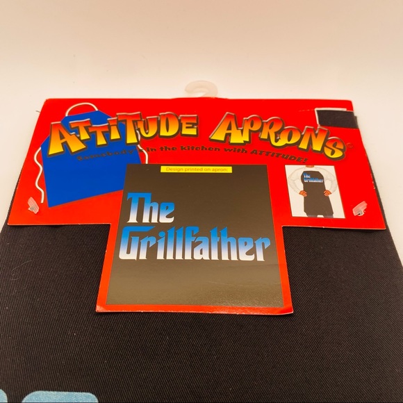 NWT Attitude Aprons The Grillfather Apron - Picture 7 of 8